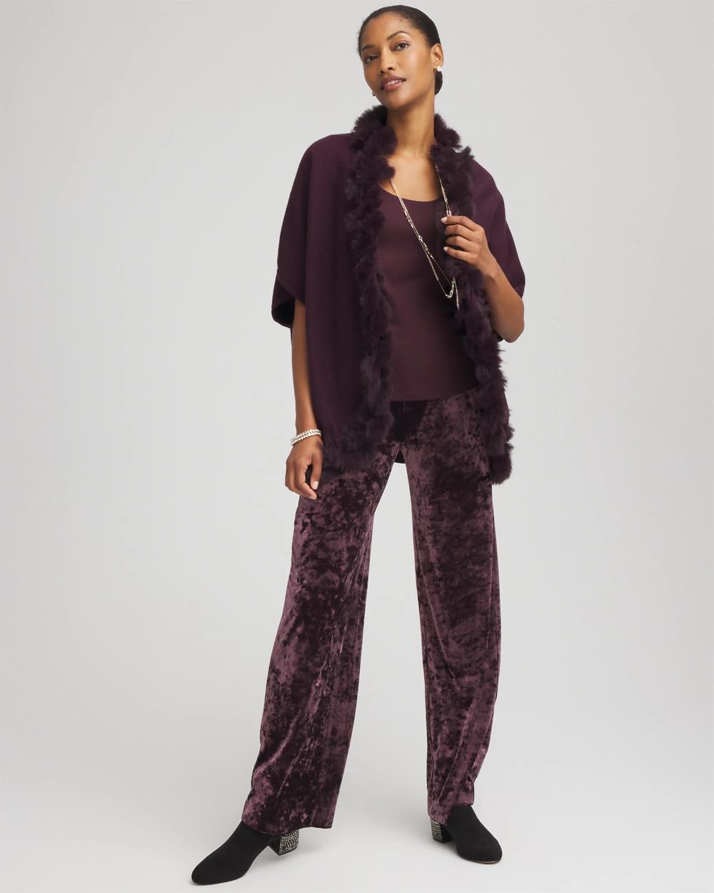 Crushed Velvet Wide-Leg Pants | Chico's